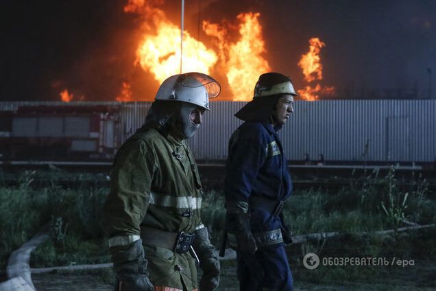 Корбан подсказал милиции, где искать виновных в пожаре на нефтебазе