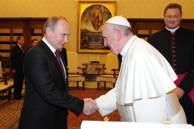Путин – Папе: 'Нельзя ли после сразу Богом?'