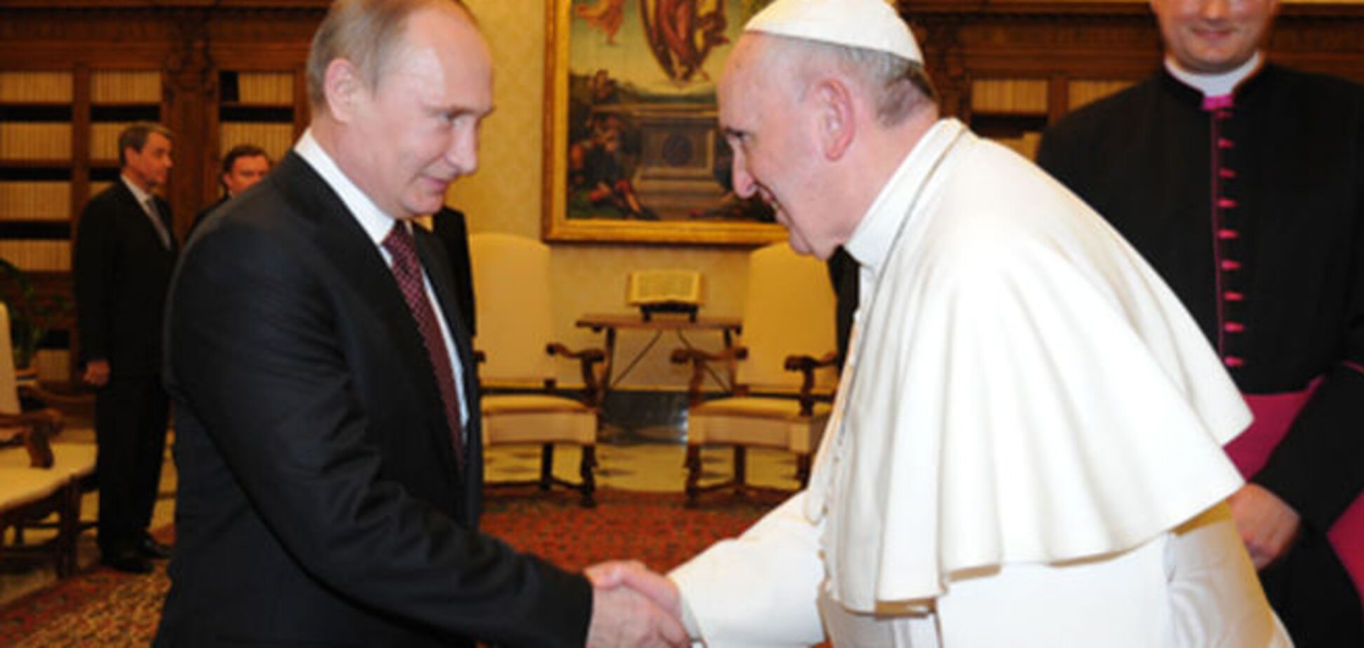 Путин – Папе: 'Нельзя ли после сразу Богом?'