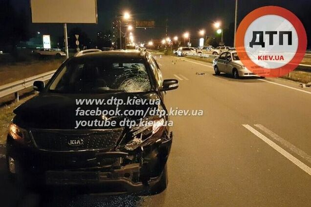 Смертельное ДТП в Киеве: автомобиль сбил перебегавшего дорогу пешехода