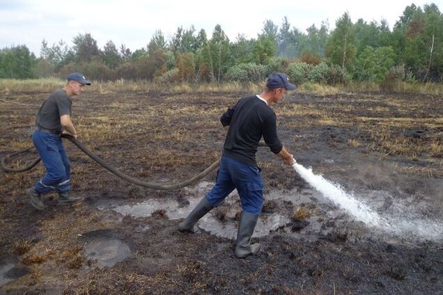Тушение торфяников под Киевом затормозило министерство - ГосЧС