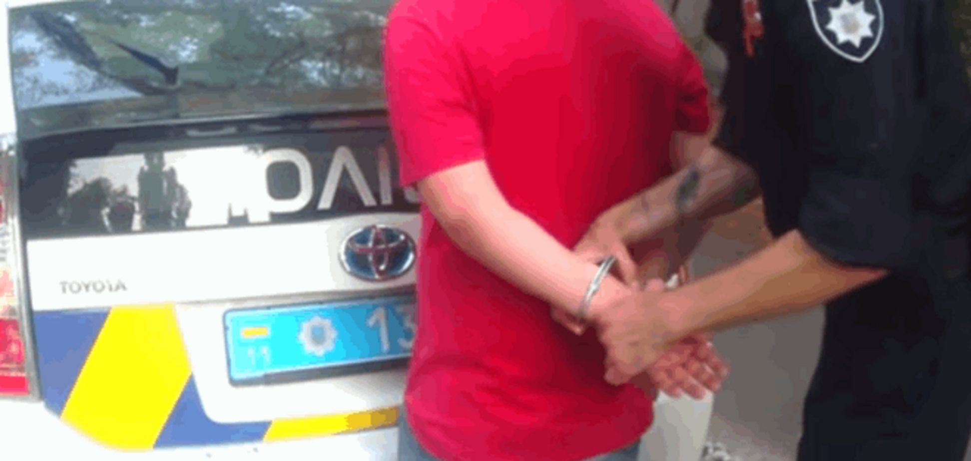 В Киеве полиция догнала и 'повязала' пьяного водителя Porsche Cayenne: видеофакт