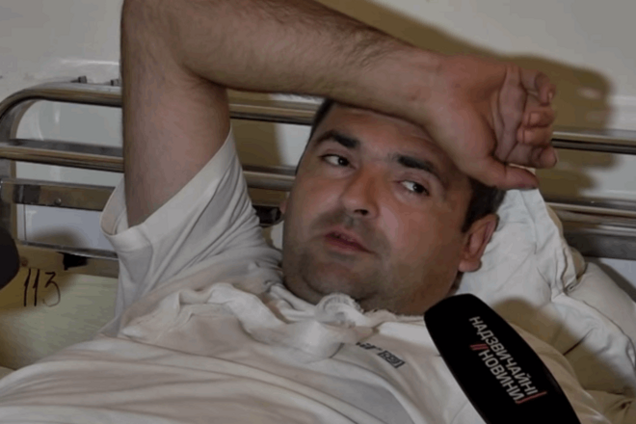 Раненый в Мукачево милиционер рассказал о перестрелке: видеофакт