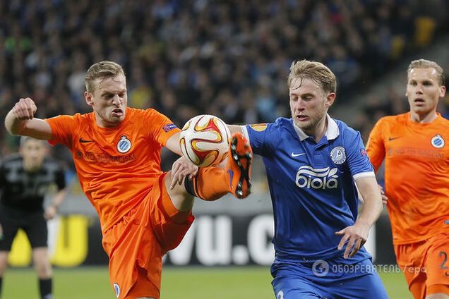 Дніпро - Брюгге - 2-1: дивитися онлайн відеотрансляцію матчу