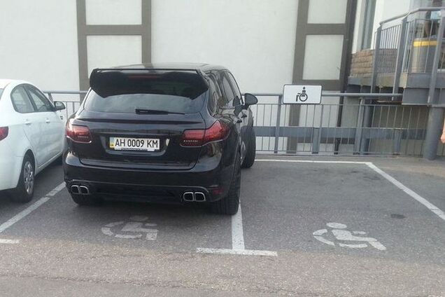 'Герой парковки' из Донецка 'наплевал' на киевских инвалидов