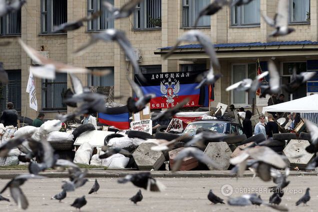 Активіст: прапор 'ДНР' на будівлі міліції Краматорська - це спецоперація Росії