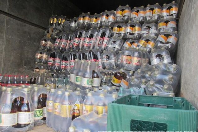 Пограничники оставили террористов из 'ЛНР' без трех тонн пива и водки