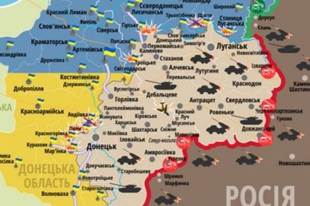 Террористы резко активировались на Луганском направлении: карта АТО