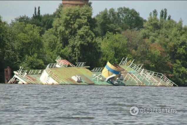 Где в Киеве обнаружить затонувшие корабли: фотофакт