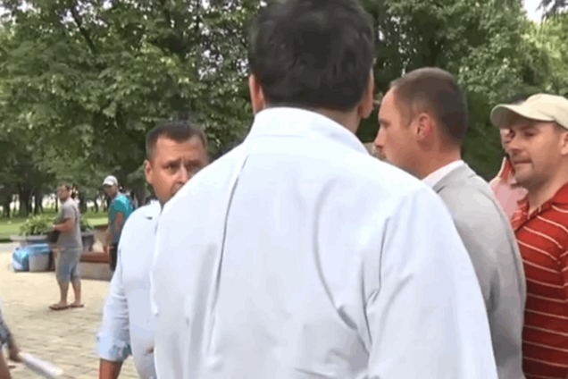 Как Саакашвили ездил в Чернигов за Березенко агитировать: видеофакт