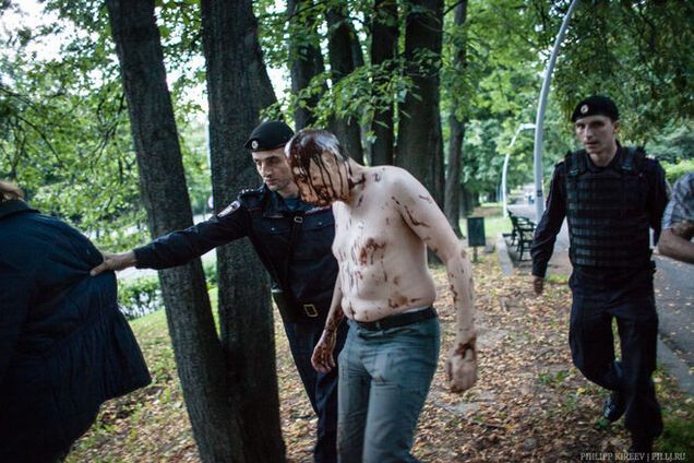 В Москве состоялся 'марш ватников': задержали 'Путина'