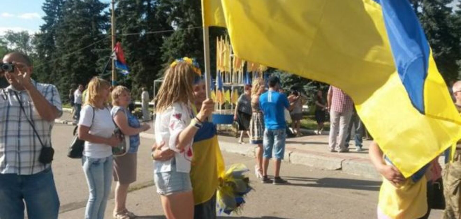 У Дзержинську відсвяткували річницю визволення від окупації 'ДНР': фотофакт
