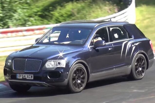 Автошпионы засекли внедорожник Bentley: фото и видео новинки