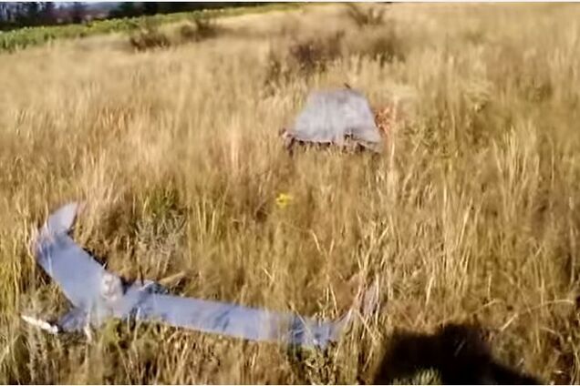 На Донбассе сбили российский беспилотник: видеофакт