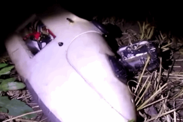 У Донецькій області збито дрон терористів: відеофакт