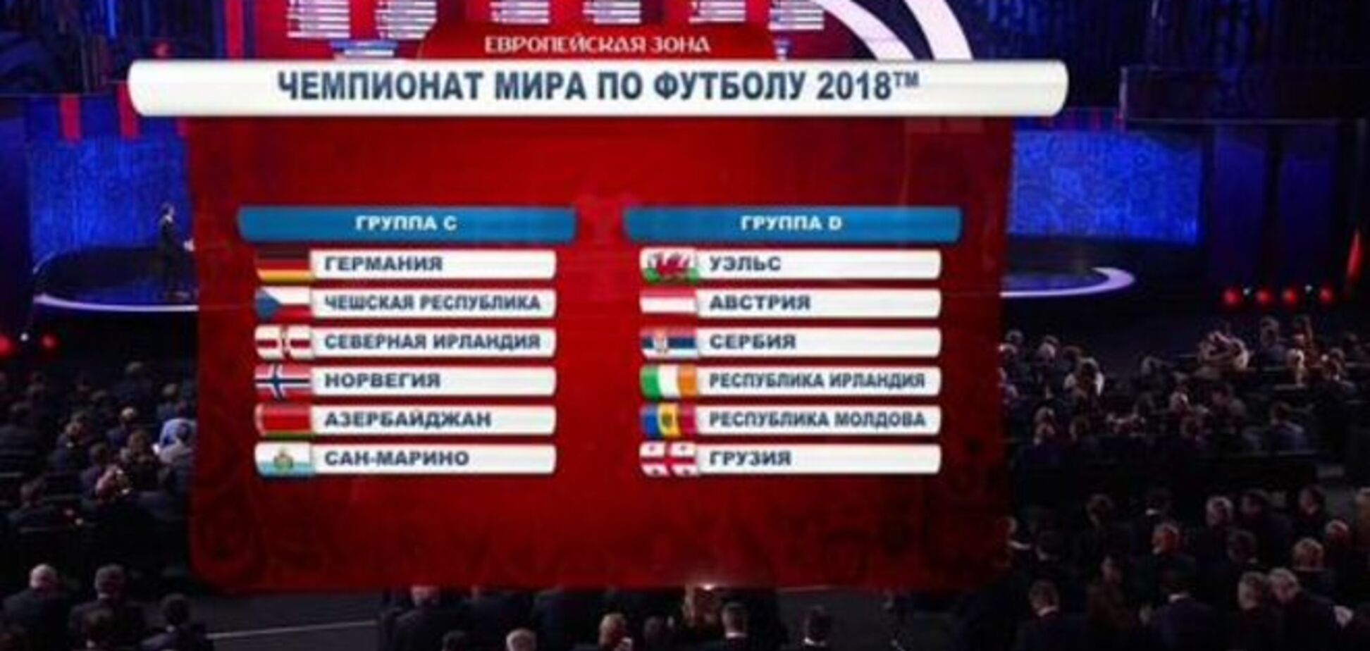 Россияне оконфузились на церемонии отбора ЧМ-2018: фото курьеза