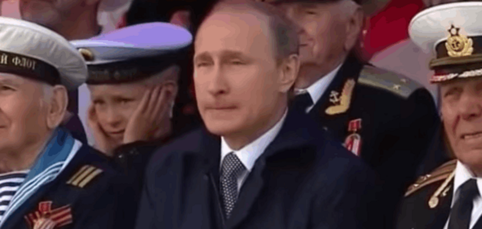 Путин кусал губы, когда на параде ВМФ не взлетела ракета: видеофакт