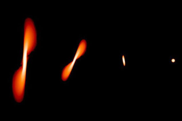 Вчені зловили гігантську чорну діру під час 'обіду': фотофакт