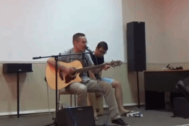 Актер Горбунов проведал бойцов АТО на передовой: видеофакт