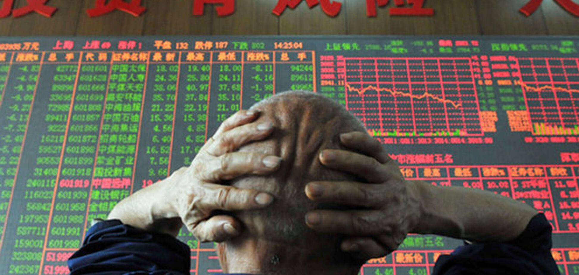 Китайский фондовый рынок рухнул с новым рекордом за последние 8 лет