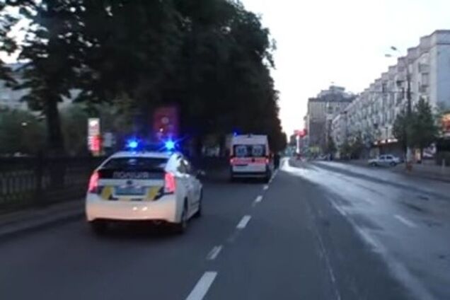 У Києві мотоциклісти влаштували на проспекті гонки і потрапили в ДТП