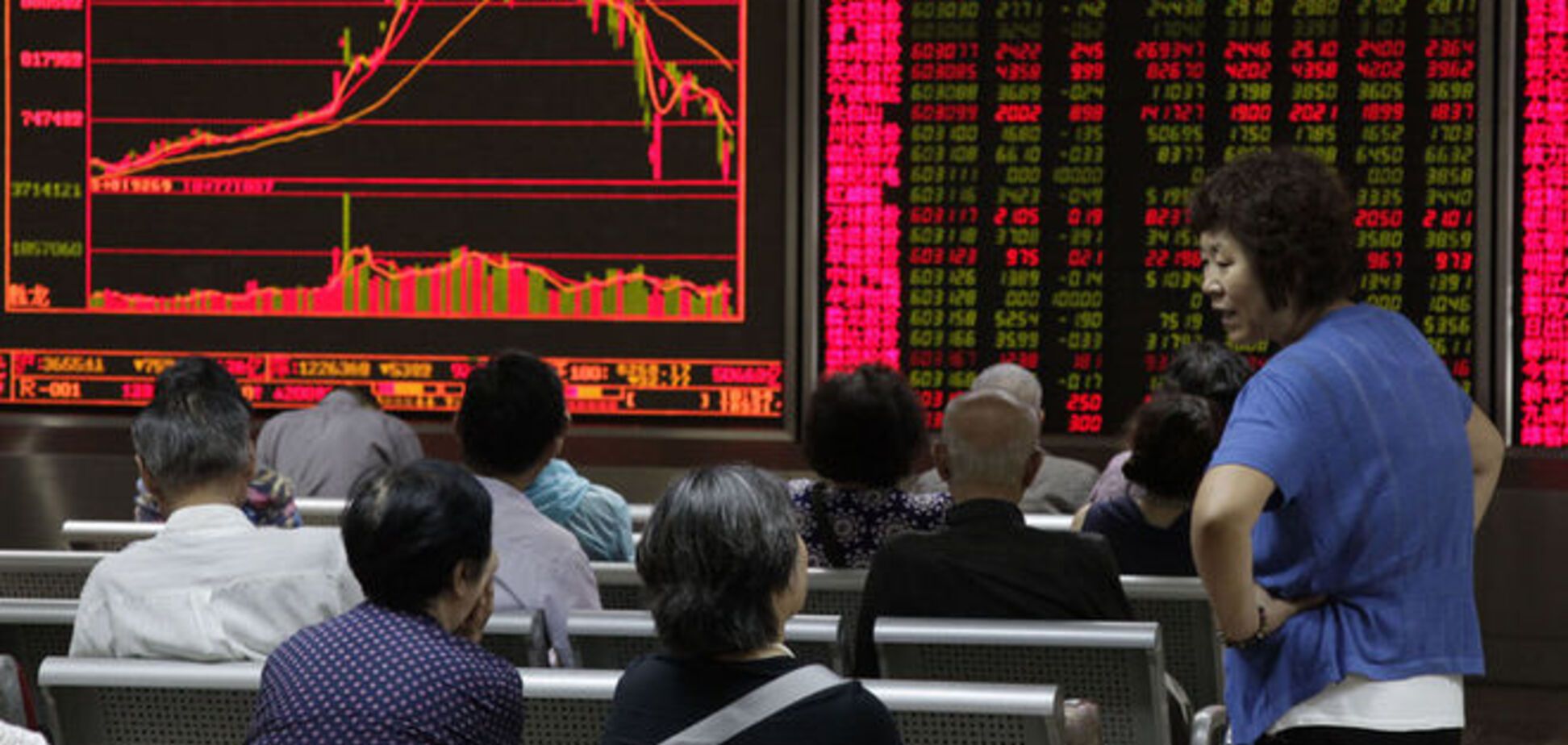 Более 500 компаний Китая прекратили торговлю: падение рынка не могут остановить
