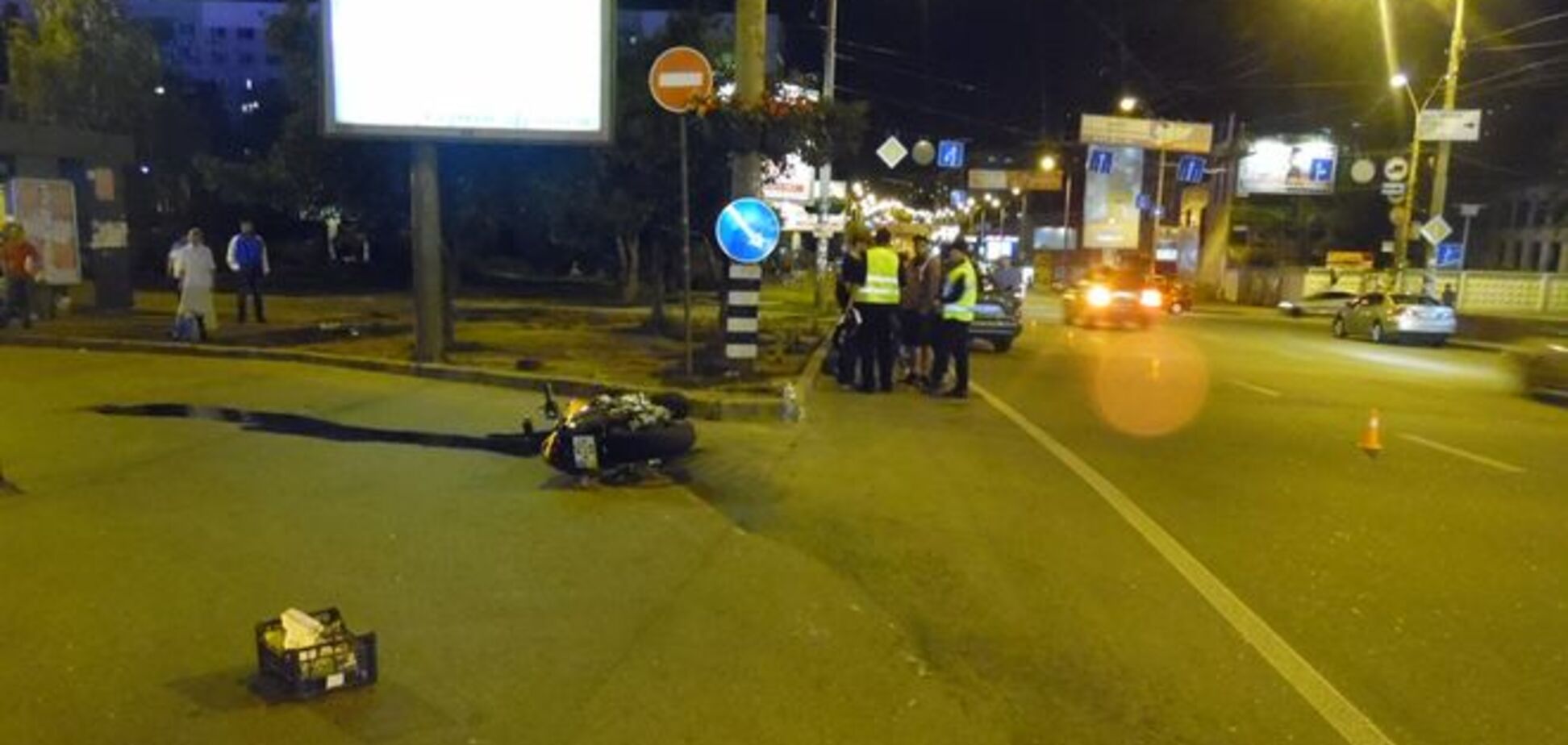 У Києві в ДТП постраждали два мотоциклісти