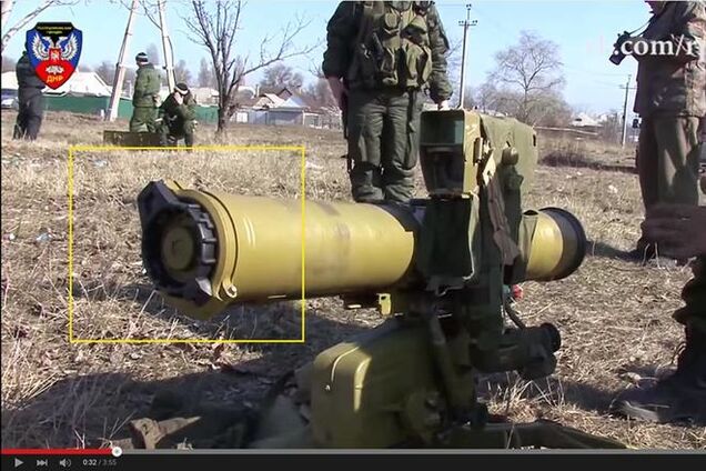 Террористы 'ДНР' засветили на видео уникальное российское оружие