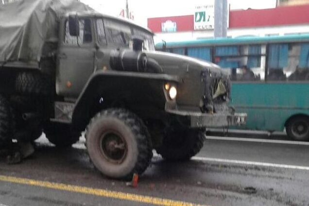 На Луганщине пьяный террорист на грузовике сбил двух женщин и ребенка