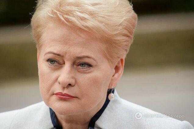 Грибаускайте: Россия санкциями хотела наказать Запад, а наказала только себя