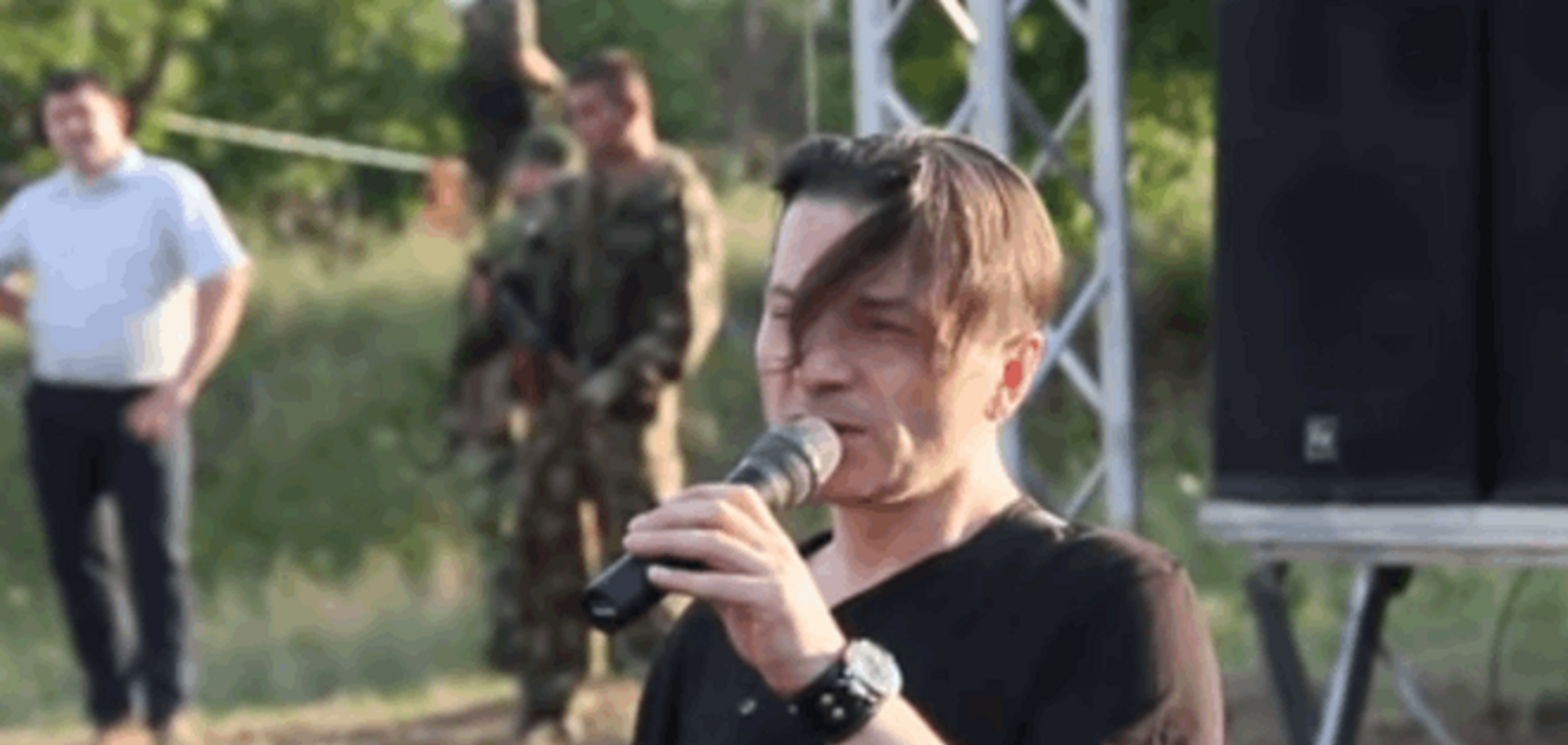 У Луганську екс-фронтмен 'Агати Крісті' розповів про 'справедливий російський світ' і заспівав для терористів