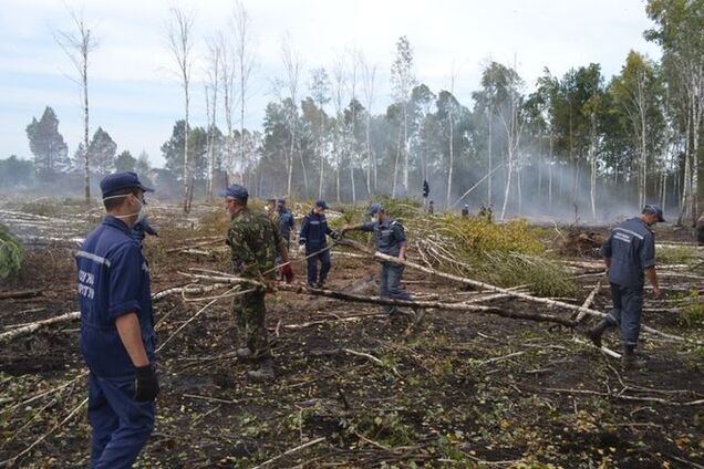 Радиационные торфяники в Чернобыльской пуще не смогут погасить до осени