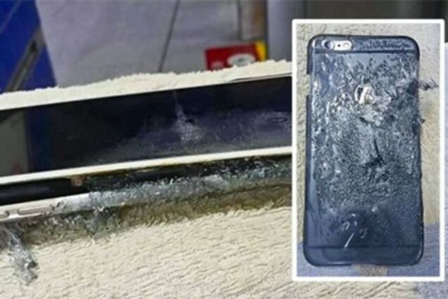 Самознищився: новий iPhone 6 Plus вибухнув під час зарядки 