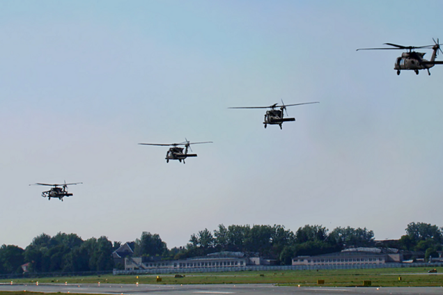 Генштаб назвав причину появи у Львові вертольотів ВПС США