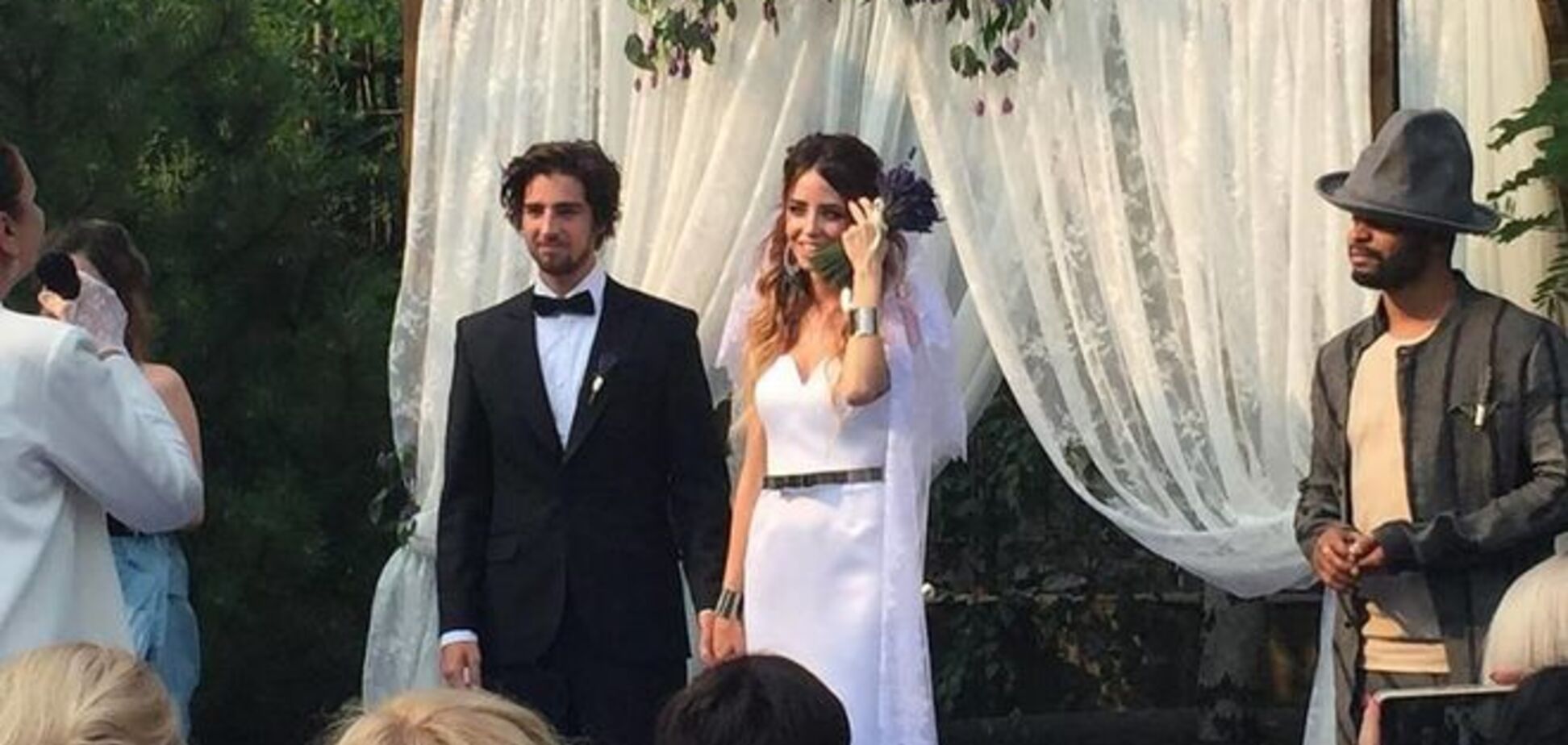 Опубликованы первые фото со свадьбы Дантеса и Дорофеевой