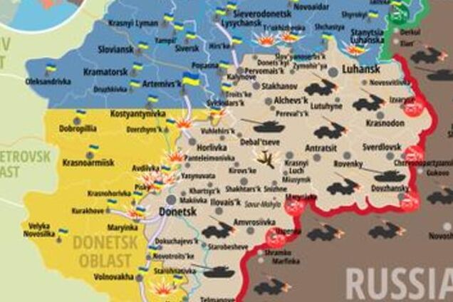 Терористи обстріляли селище в 10 км від лінії фронту: карта АТО