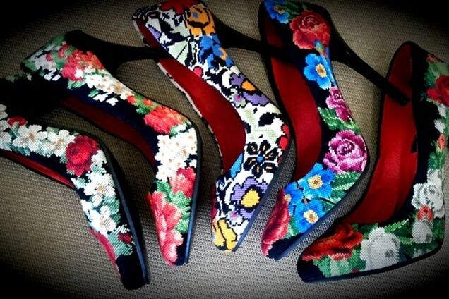 Туфли-вышиванки от украинской мастерицы покорили сердца модниц по всему миру