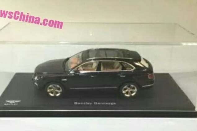 Автошпионы рассекретили внешность внедорожника Bentley по игрушке
