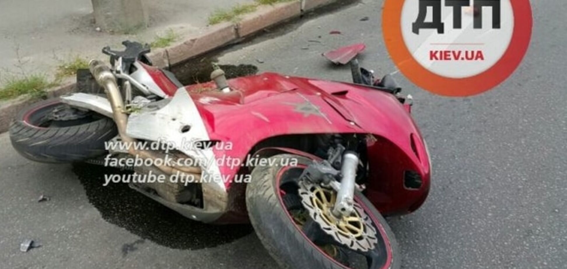 В Киеве разбился насмерть мотоциклист