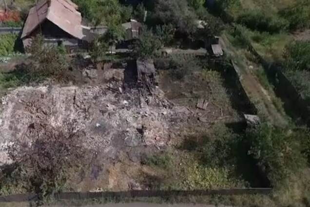 Військові показали масштаби руйнувань в окупованій Горлівці: відео з дрона