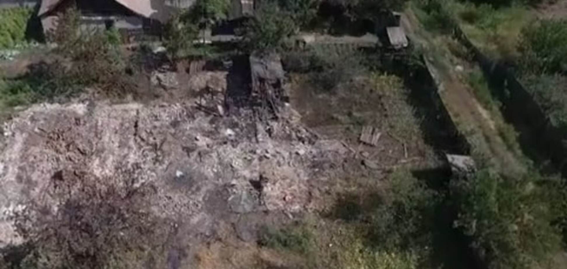 Військові показали масштаби руйнувань в окупованій Горлівці: відео з дрона