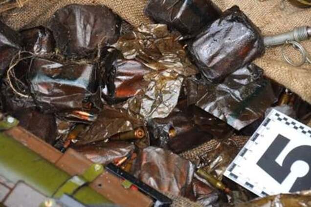 На Закарпатье в лесу обнаружили арсенал оружия из зоны АТО: видеофакт