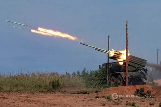 Террористы совершили ряд обстрелов сил АТО из реактивной артиллерии - Тымчук