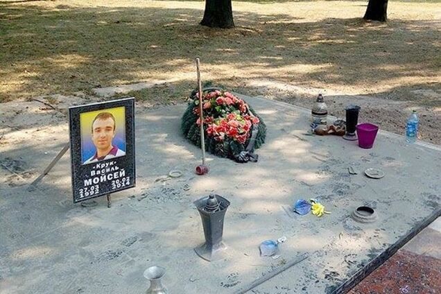 Переселенец с Донбасса надругался над могилой Героя Небесной сотни