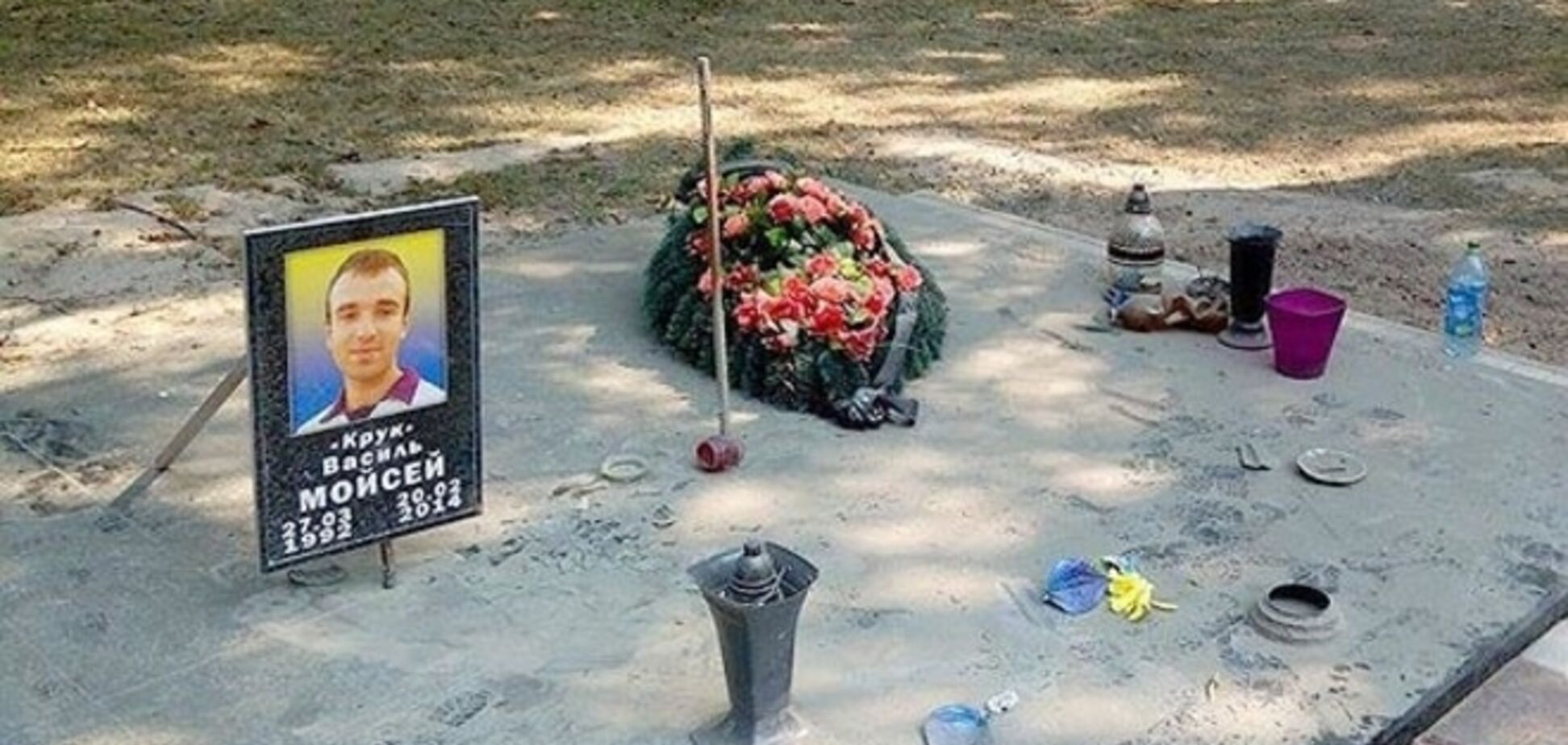 Переселенец с Донбасса надругался над могилой Героя Небесной сотни