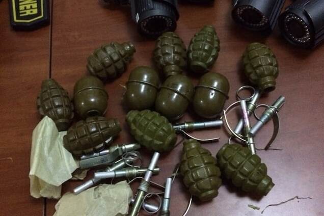 В центре Киева нашли арсенал оружия