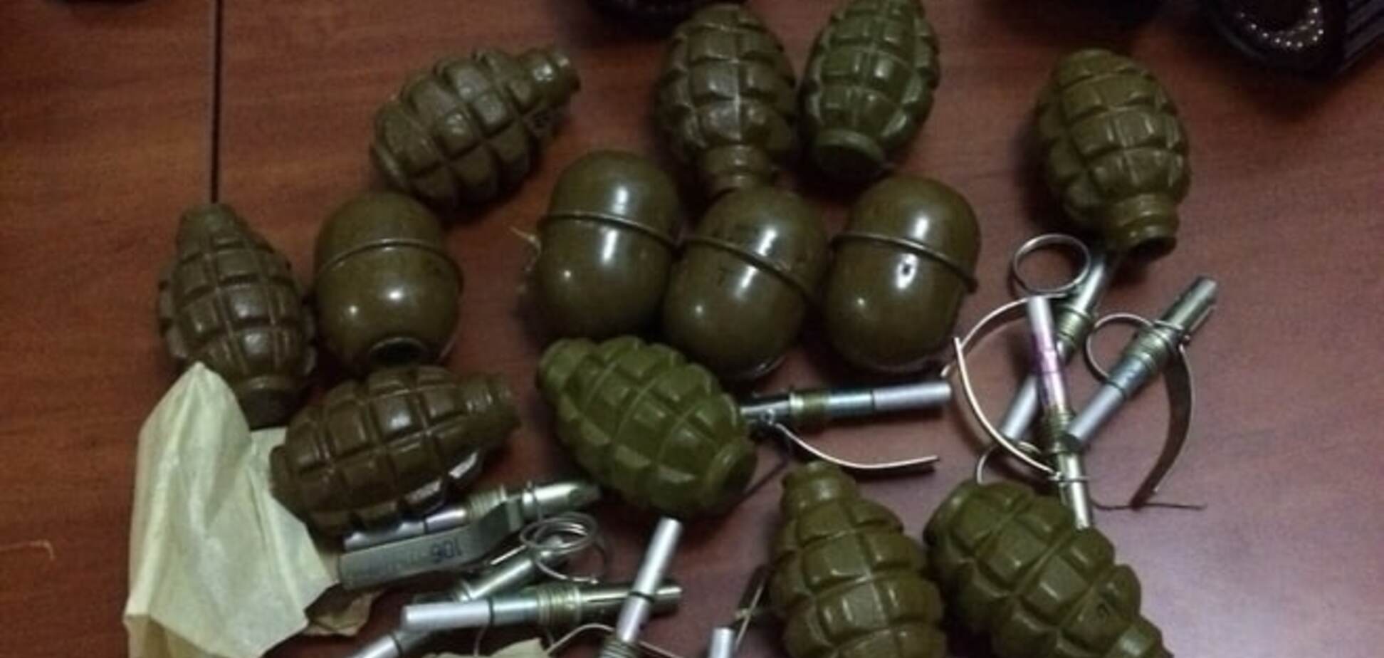 В центре Киева нашли арсенал оружия