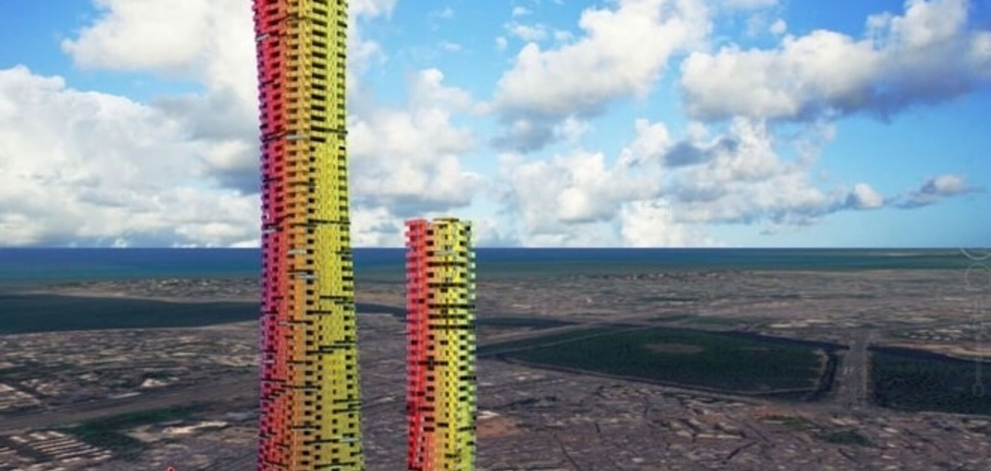 Креативу нет предела: в Индии 'разработали' небоскребы из контейнеров