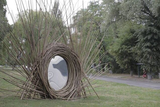 В Киеве бульвар украсили 'порталом': фотофакт