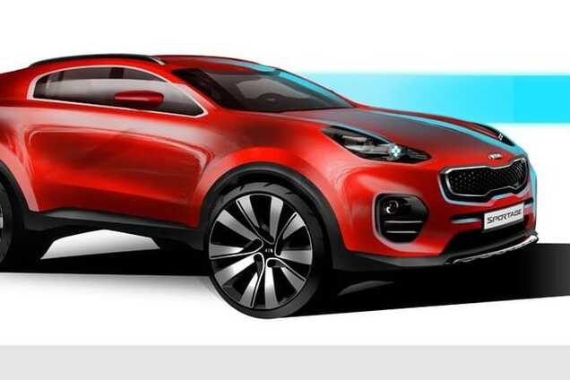 Обнародованы рисунки нового поколения Kia Sportage